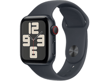 Charger l&#39;image dans la galerie, APPLE Watch SE GPS + Cellular 40mm Midnight Aluminium Case Midnight Sport Band M/L
