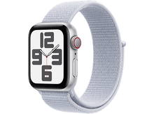 Charger l&#39;image dans la galerie, APPLE Watch SE GPS + Cellular 40mm Silver Aluminium Case Blue Cloud Sport Loop
