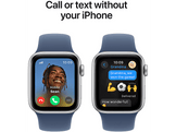 APPLE Watch SE GPS + Cellular 40mm Silver Aluminium Case Denim Sport Band S/M