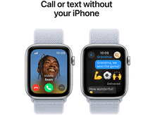 Charger l&#39;image dans la galerie, APPLE Watch SE GPS + Cellular 44mm Silver Aluminium Case Blue Cloud Sport Loop
