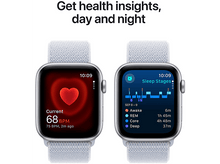 Charger l&#39;image dans la galerie, APPLE Watch SE GPS + Cellular 44mm Silver Aluminium Case Blue Cloud Sport Loop
