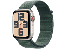 Charger l&#39;image dans la galerie, APPLE Watch SE GPS + Cellular 44mm Starlight Aluminium Case Lake Green Sport Loop
