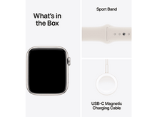 Charger l&#39;image dans la galerie, APPLE Watch SE GPS + Cellular 44mm Starlight Aluminium Case Starlight Sport Band S/M
