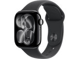 APPLE Watch Series 11 GPS - 42mm Jet Black Aluminium Case - Black Sport Band M/L