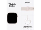 APPLE Watch Series 11 GPS - 42mm Rose Gold Aluminium Case - Light Blush Sport Band S/M