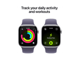 APPLE Watch Series 11 GPS - 42mm Silver Aluminium Case - Purple Fog Sport Band S/M