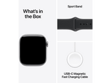 APPLE Watch Series 11 GPS - 42mm Space Grey Aluminium Case - Black Sport Band S/M