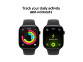 APPLE Watch Series 11 GPS - 46mm Jet Black Aluminium Case - Black Sport Band M/L