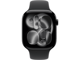 APPLE Watch Series 11 GPS - 46mm Jet Black Aluminium Case - Black Sport Band M/L