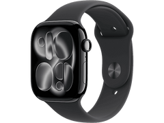 APPLE Watch Series 11 GPS - 46mm Jet Black Aluminium Case - Black Sport Band M/L