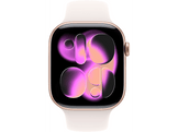 APPLE Watch Series 11 GPS - 46mm Rose Gold Aluminium Case - Light Blush Sport Band M/L