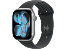 Charger l&#39;image dans la galerie, APPLE Watch Series 11 GPS - 46mm Space Grey Aluminium Case - Black Sport Band M/L
