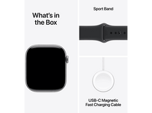 Charger l&#39;image dans la galerie, APPLE Watch Series 11 GPS - 46mm Space Grey Aluminium Case - Black Sport Band M/L
