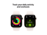 APPLE Watch Series 11 GPS + Cellular - 42mm Gold Titanium Case - Light Blush Sport Band M/L