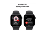 APPLE Watch Series 11 GPS + Cellular - 42mm Jet Black Aluminium Case - Black Sport Band M/L