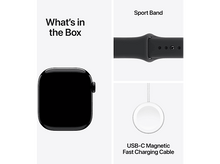 Charger l&#39;image dans la galerie, APPLE Watch Series 11 GPS + Cellular - 42mm Jet Black Aluminium Case - Black Sport Band M/L
