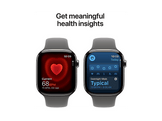 APPLE Watch Series 11 GPS + Cellular - 42mm Natural Titanium Case - Stone Grey Sport Band M/L