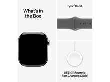 Charger l'image dans la galerie, APPLE Watch Series 11 GPS + Cellular - 42mm Natural Titanium Case - Stone Grey Sport Band S/M
