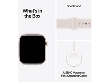 Charger l&#39;image dans la galerie, APPLE Watch Series 11 GPS + Cellular - 42mm Rose Gold Aluminium Case - Light Blush Sport Band S/M
