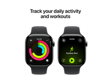 Charger l'image dans la galerie, APPLE Watch Series 11 GPS + Cellular - 42mm Slate Titanium Case - Black Sport Band S/M
