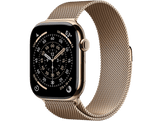 APPLE Watch Series 11 GPS + Cellular - 46mm Gold Titanium Case - Gold Milanese Loop S/M