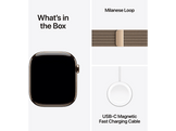APPLE Watch Series 11 GPS + Cellular - 46mm Gold Titanium Case - Gold Milanese Loop S/M