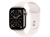 APPLE Watch Series 11 GPS + Cellular - 46mm Gold Titanium Case - Light Blush Sport Band M/L