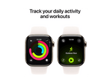 APPLE Watch Series 11 GPS + Cellular - 46mm Gold Titanium Case - Light Blush Sport Band M/L