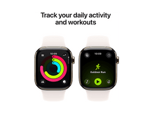 Charger l'image dans la galerie, APPLE Watch Series 11 GPS + Cellular - 46mm Gold Titanium Case - Light Blush Sport Band S/M
