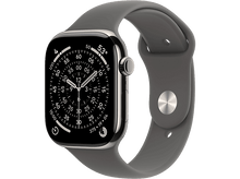 Charger l&#39;image dans la galerie, APPLE Watch Series 11 GPS + Cellular - 46mm Natural Titanium Case - Stone Grey Sport Band M/L
