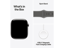 Charger l&#39;image dans la galerie, APPLE Watch Series 11 GPS + Cellular - 46mm Natural Titanium Case - Stone Grey Sport Band M/L
