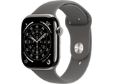APPLE Watch Series 11 GPS + Cellular - 46mm Natural Titanium Case - Stone Grey Sport Band M/L