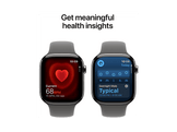 APPLE Watch Series 11 GPS + Cellular - 46mm Natural Titanium Case - Stone Grey Sport Band S/M