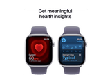 APPLE Watch Series 11 GPS + Cellular - 46mm Silver Aluminium Case - Purple Fog Sport Band S/M