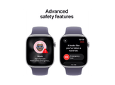 APPLE Watch Series 11 GPS + Cellular - 46mm Silver Aluminium Case - Purple Fog Sport Band S/M