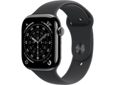 APPLE Watch Series 11 GPS + Cellular - 46mm Slate Titanium Case - Black Sport Band M/L