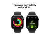 APPLE Watch Series 11 GPS + Cellular - 46mm Slate Titanium Case - Black Sport Band M/L