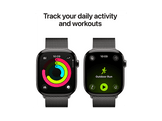 APPLE Watch Series 11 GPS + Cellular - 46mm Slate Titanium Case - Slate Milanese Loop M/L