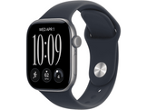 APPLE Watch Series 12 GPS + Cellulaire 42mm - Gris Sidéral Aluminium Case - Bleu Marine Sport Band - M/L