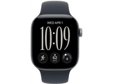 APPLE Watch Series 12 GPS + Cellulaire 42mm - Gris Sidéral Aluminium Case - Bleu Marine Sport Band - M/L