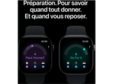 APPLE Watch Series 12 GPS + Cellulaire 46mm - Gris Sidéral Aluminium Case - Bleu Marine Sport Band - M/L