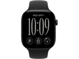 APPLE Watch Series 12 GPS + Cellulaire 46mm - Noir Aluminium Case - Noir Sport Band - M/L