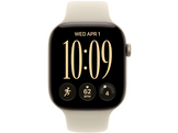 APPLE Watch Series 12 GPS + Cellular 46mm - Or Clair Aluminium Case - Sable Sport Band - S/M