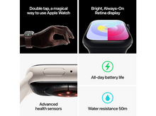 Charger l&#39;image dans la galerie, APPLE Watch Series 9 GPS 41mm Boîtier aluminium Midnight, Bracelet Sport Midnight - M/L (MR8X3QF/A)
