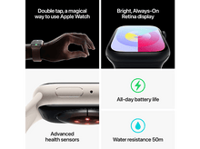 Charger l&#39;image dans la galerie, APPLE Watch Series 9 GPS 41mm Boîtier aluminium Midnight, Bracelet Sport Midnight - S/M (MR8W3QF/A)
