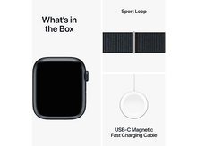 Charger l&#39;image dans la galerie, APPLE Watch Series 9 GPS 45mm Boîtier aluminium Midnight, Bracelet Sport Loop Midnight (MR9C3QF/A)
