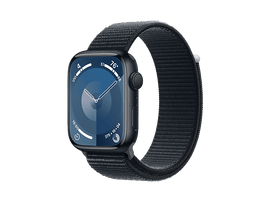 APPLE Watch Series 9 GPS 45mm Boîtier aluminium Midnight, Bracelet Sport Loop Midnight (MR9C3QF/A)