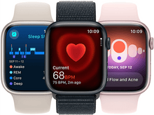 Charger l&#39;image dans la galerie, APPLE Watch Series 9 GPS 45mm Boîtier aluminium Midnight, Bracelet Sport Loop Midnight (MR9C3QF/A)
