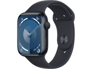 APPLE Watch Series 9 GPS 45mm Boîtier aluminium Midnight, Bracelet Sport Midnight - S/M (MR993QF/A)