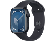 Charger l&#39;image dans la galerie, APPLE Watch Series 9 GPS 45mm Boîtier aluminium Midnight, Bracelet Sport Midnight - S/M (MR993QF/A)
